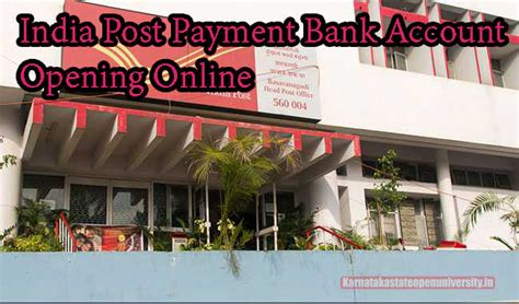 india post payment bank online account open.
